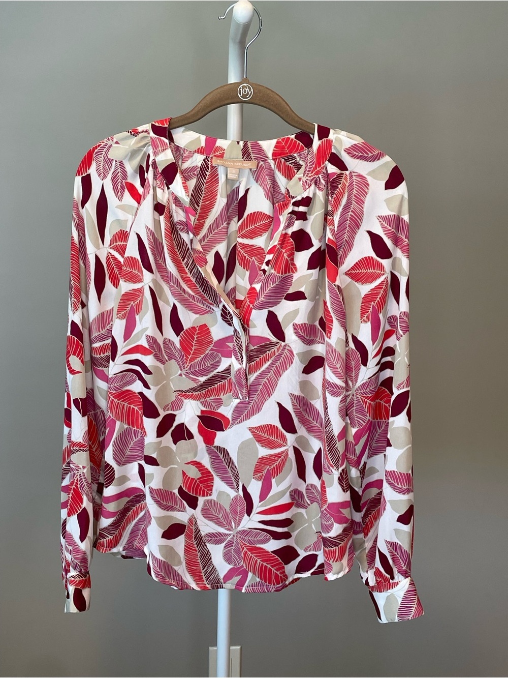 Banana Republic Tropical Print Blouse - Small